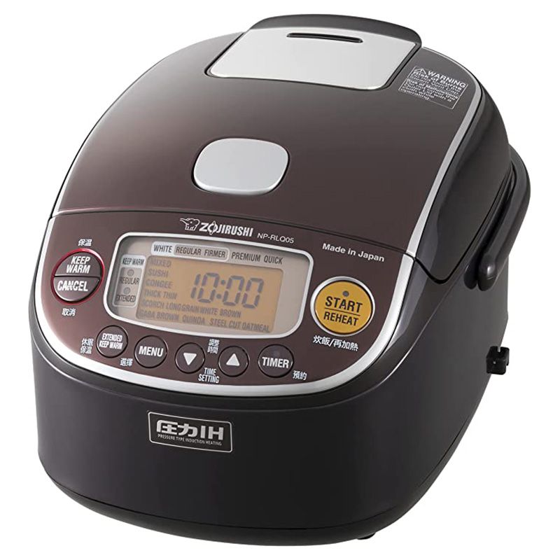 Zojirushi - Electric Rice Cooker/Warmer - Stainless Brown - 1.8 L